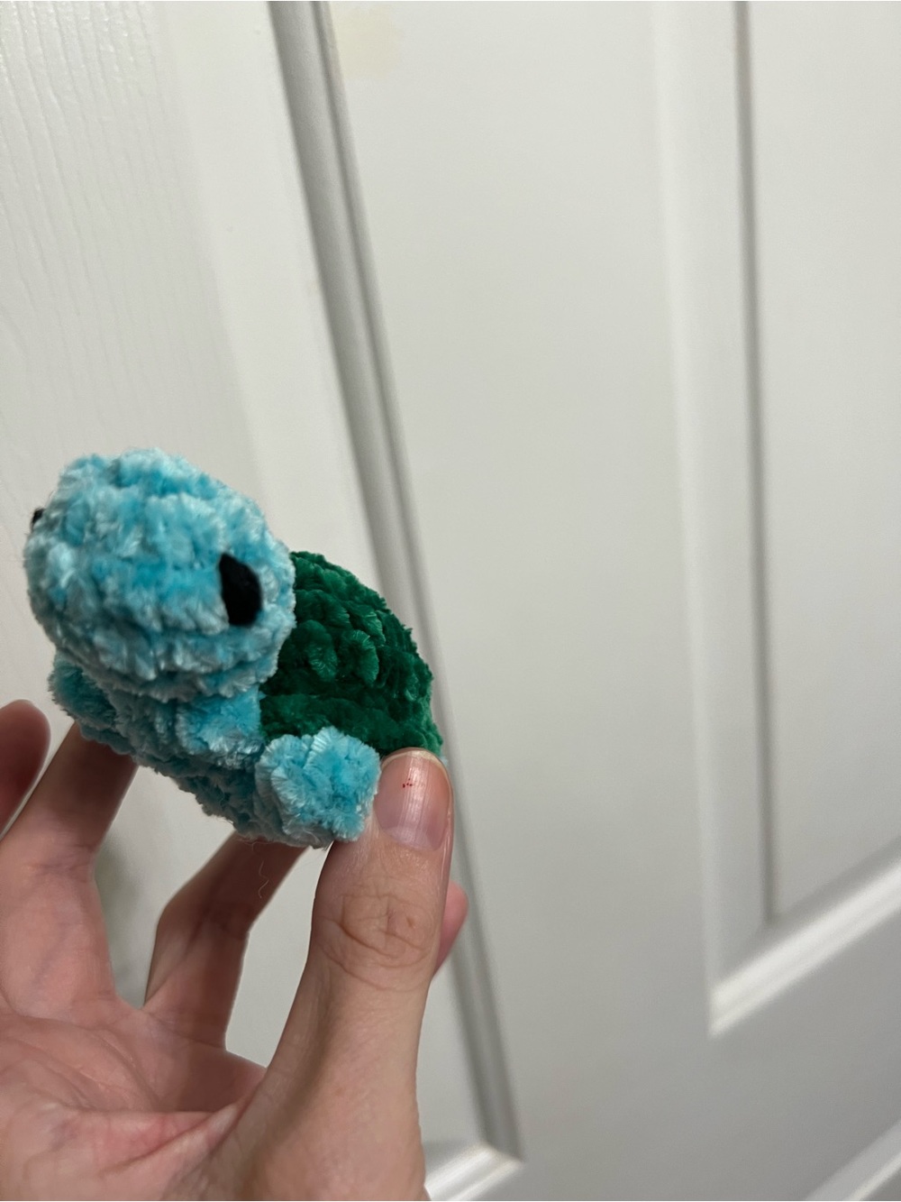 Mini Plush Crocheted Turtle 🐢 - Picture 5 of 6